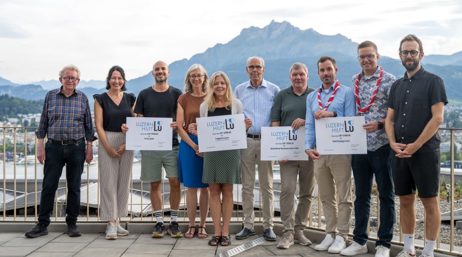 Stadtfest Luzern unterstützt vier Organisationen mit 40’000 Franken